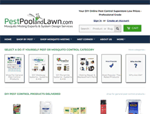 Tablet Screenshot of pestpoolandlawn.com